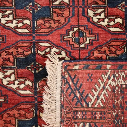 antiguo, alfombra, alfombras antiguas, alfombra antigua, alfombra antigua, alfombra neoclásica, alfombra del siglo XX, alfombra Bukhara - Turkmenistán