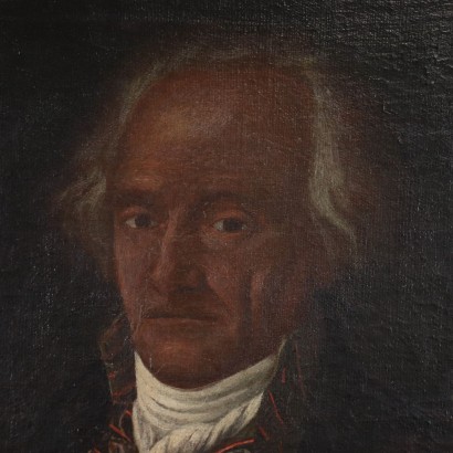 retrato masculino pintado