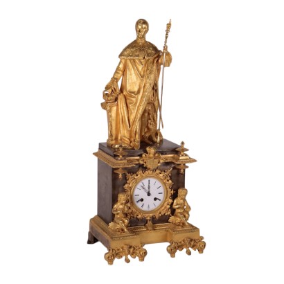 Table Clock Bronze - France XIX Century