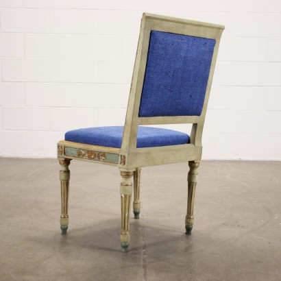 Paar Neoklassiche Stühlen Italien XVIII Jhd