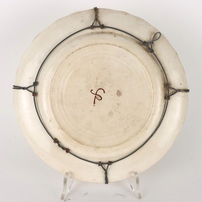 Group of 4 Pottery Plates R. Ginori - Italy XX Century