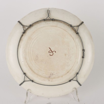 Group of 4 Pottery Plates R. Ginori - Italy XX Century