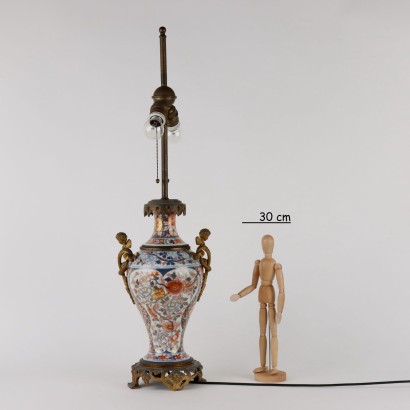 Imari Napoleon III Vase Mounted on a Lamp Porcelain - Japan XIX Cent