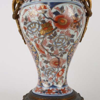 Imari Napoleon III Vase Mounted on a Lamp Porcelain - Japan XIX Cent