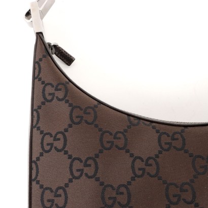 Gucci Shoulder Bag Canvas Leather - Italy