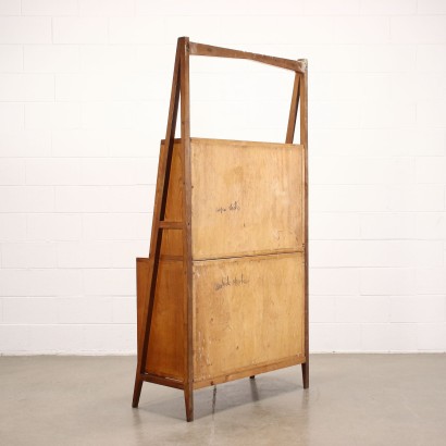 Bookcase with Flap Oak Italy 1950s