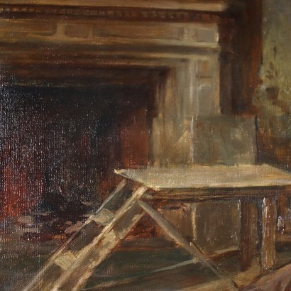 Giuseppe Cherubini Oil on Canvas - Italy 1909