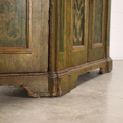 Barockes Sideboard Lackiertes Holz - Italien XVIII Jhd