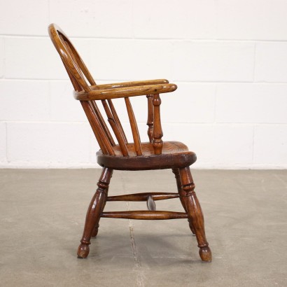 antigüedades, silla, sillas antiguas, silla antigua, silla italiana antigua, silla antigua, silla neoclásica, silla del siglo XIX, silla infantil "Nicholso" Windsor