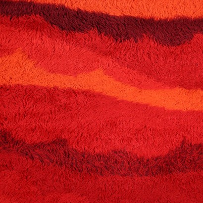 antiquariato, tappeto, antiquariato tappeti, tappeto antico, tappeto di antiquariato, tappeto neoclassico, tappeto del 900,Tappeto Vintage Shaggy Fire - Italia