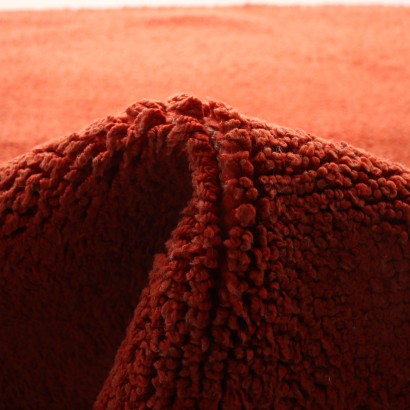 Vintage Red Carpet Wool Big Knot - Italy