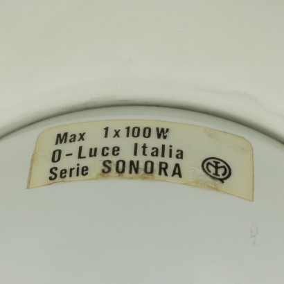Sonora Lampe Oluce Metall Italien 1970er
