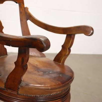 antiguo, sillón, sillones antiguos, sillón antiguo, sillón italiano antiguo, sillón antiguo, sillón neoclásico, sillón del siglo XIX, sillón giratorio Louis Philippe