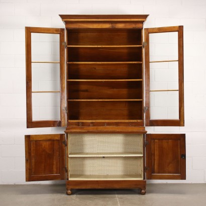 Bookcase Walnut - Italy XIX Century