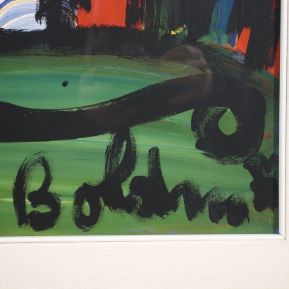Gustavo Boldrini Oil on Canvas Italy XX Century