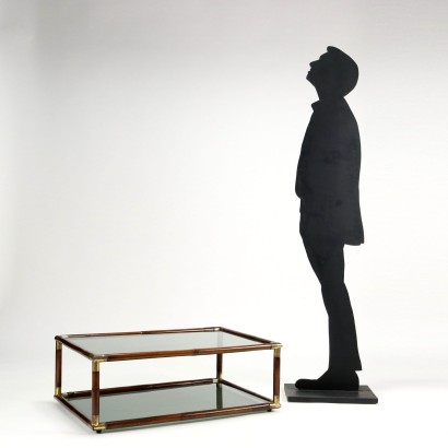 Table Basse Bambou - Italie Années 1970-1980