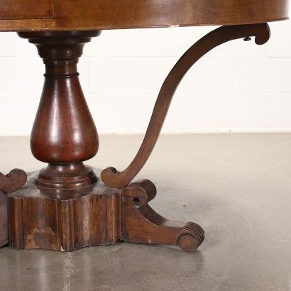 antiguo, mesa, mesa antigua, mesa antigua, mesa italiana antigua, mesa antigua, mesa neoclásica, mesa del siglo XIX, mesa de canasta Louis Philippe
