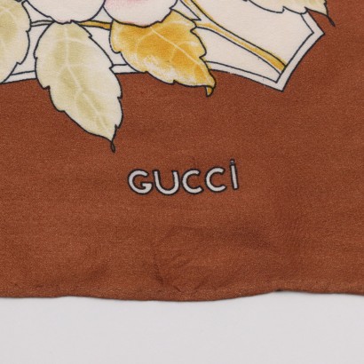 Foulard Gucci Soie - Italie Années 1960