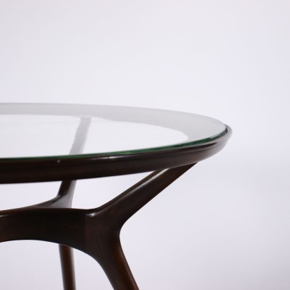 Table Beech Glass Italy 1950s