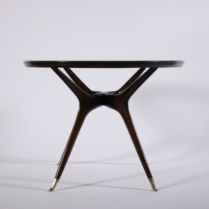 Table Beech Glass Italy 1950s