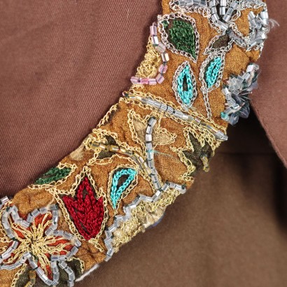 Robe Longue Vintage Coton - Italie Années 1970-1980 Taille 44