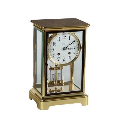 L'Epée Table Clock Brass - France XX Century