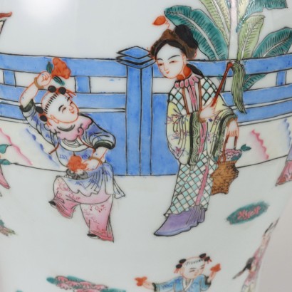Baluster Vase Porcelain - China XX Century