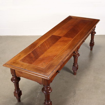 Umbertine Table Mahogany - Italy XIX-XX Century