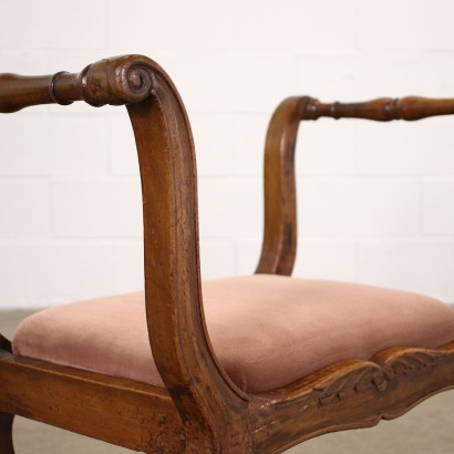 antique, chaise, chaises anciennes, chaise ancienne, chaise italienne ancienne, chaise ancienne, chaise néoclassique, chaise XIXe siècle, Paire de tabourets Louis Philippe