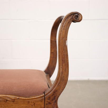 antiguo, silla, sillas antiguas, silla antigua, silla italiana antigua, silla antigua, silla neoclásica, silla del siglo XIX, Par de taburetes Louis Philippe