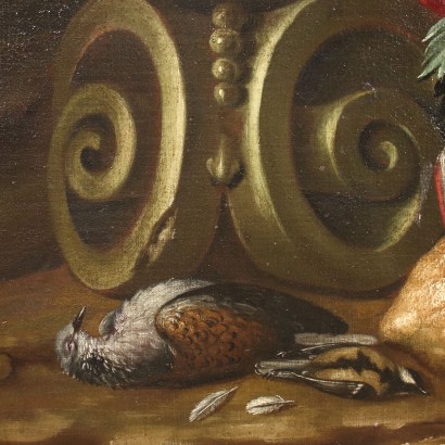 Nature Morte Huile sur Toile - Italie XVII-XVIII Siècle