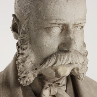 L. Crippa Marble Bust - Italy XIX Century