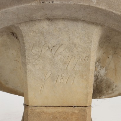 Buste L. Crippa Marbre - Italie XIX Siècle
