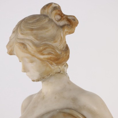 Statue Albâtre - Italie XIX-XX Siècle