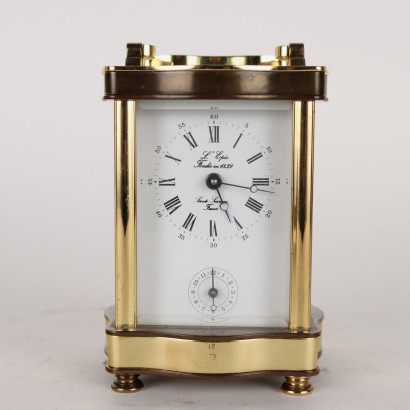 L\'Epée Travel Clock Glass - France XIX Century