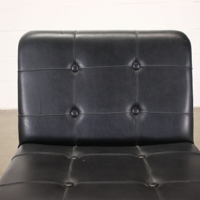 Group of 5 Armchairs Fake Leather Italy 1960s-1970s