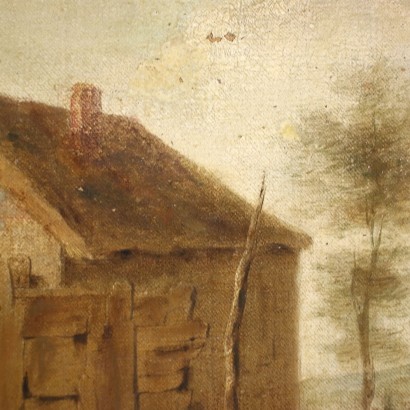 Genre Scenes Oil on Canavs - Italy XVII-XVIII Century