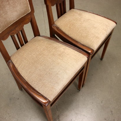 Pair of Liberty Chairs Cherry Italy XIX-XX Century