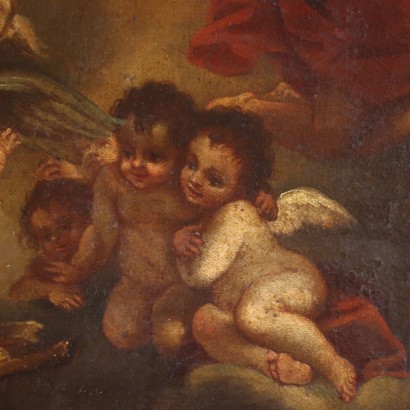 The Death of St. Francis Xavier Oil on Canvas Italy XVIII Century