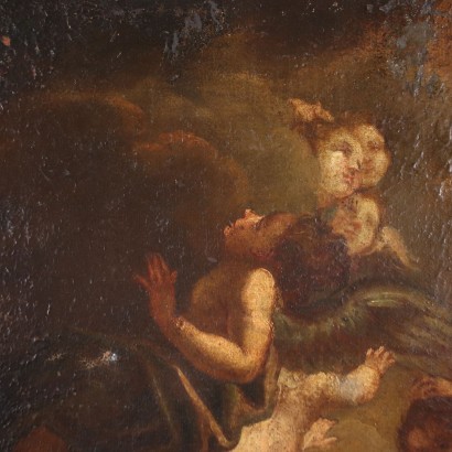 The Death of St. Francis Xavier Oil on Canvas Italy XVIII Century