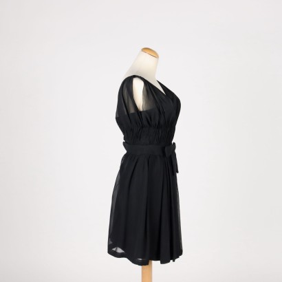 Curiel Cocktail Dress Silk Size 8 - Italy 1940s-1950s