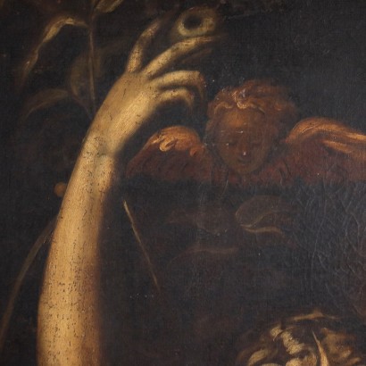 Pair of Mythological Subjects Oil on Canvas Italy XVII-XVIII Century
