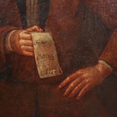 Male Portrait Oil on Canvas Spain XVII-XVIII Century