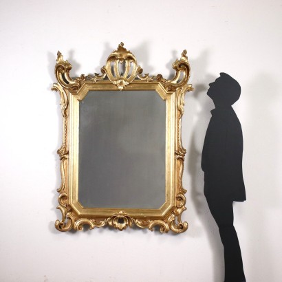Eclectic Mirror Wood Italy XIX Century