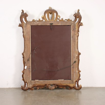Miroir Éclectique Verre Italie XIX Siècle