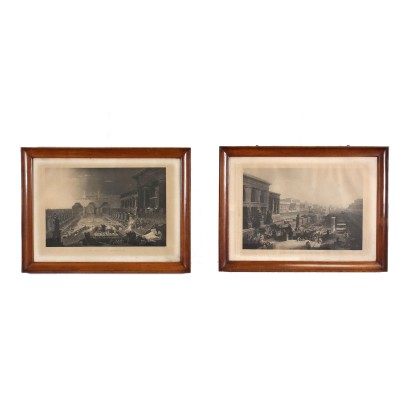 Pair of Empire Frames Cherry Italy XIX Century