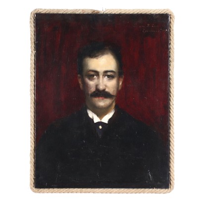 Louis-Gabriel Lennevaux Huile sur Toile France 1887