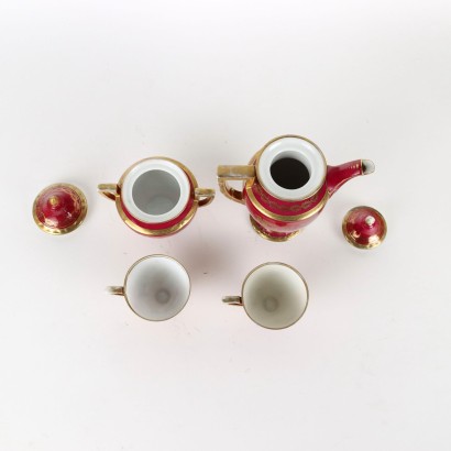Capodimonte Empire Style Tea Set Porcelain Italy XX Century