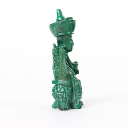 Malachite Sculpture China XX Century