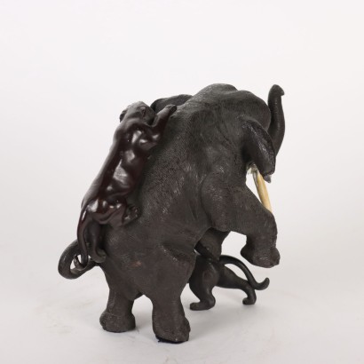 Elefanten aus Bronze Japan XIX-XX Jhd
